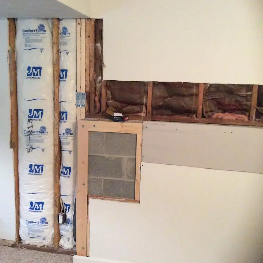 Wall insulation replacement during Contents Cleaning & Restoration in Kahaluu